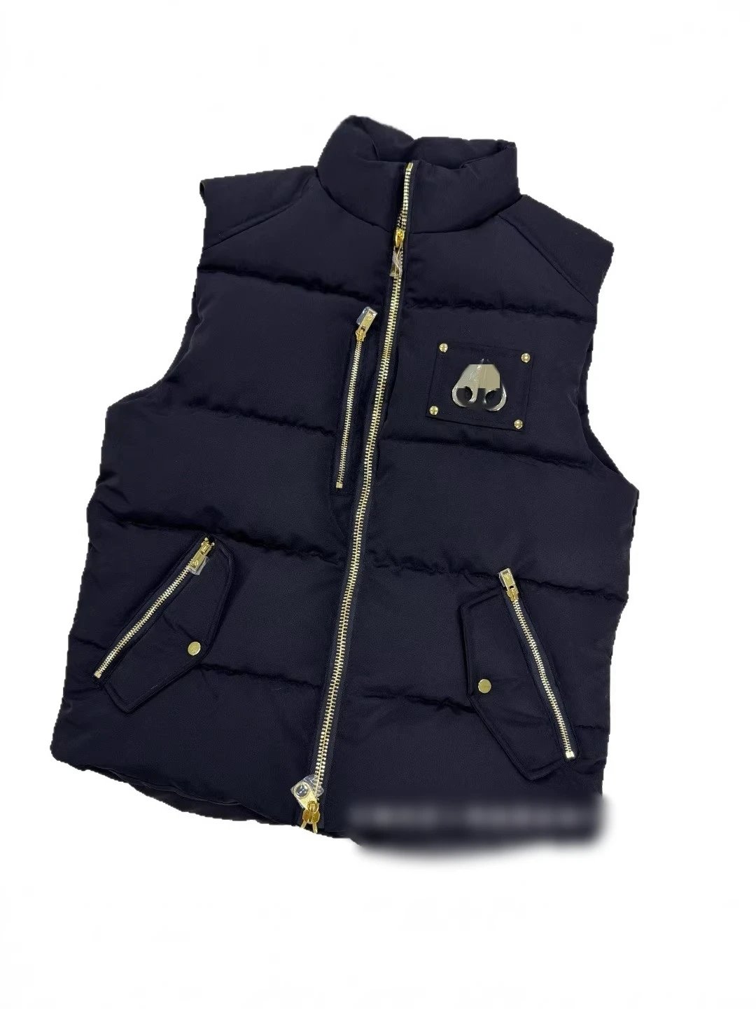 Men's Mock Neck Cotton Gilet photo 6