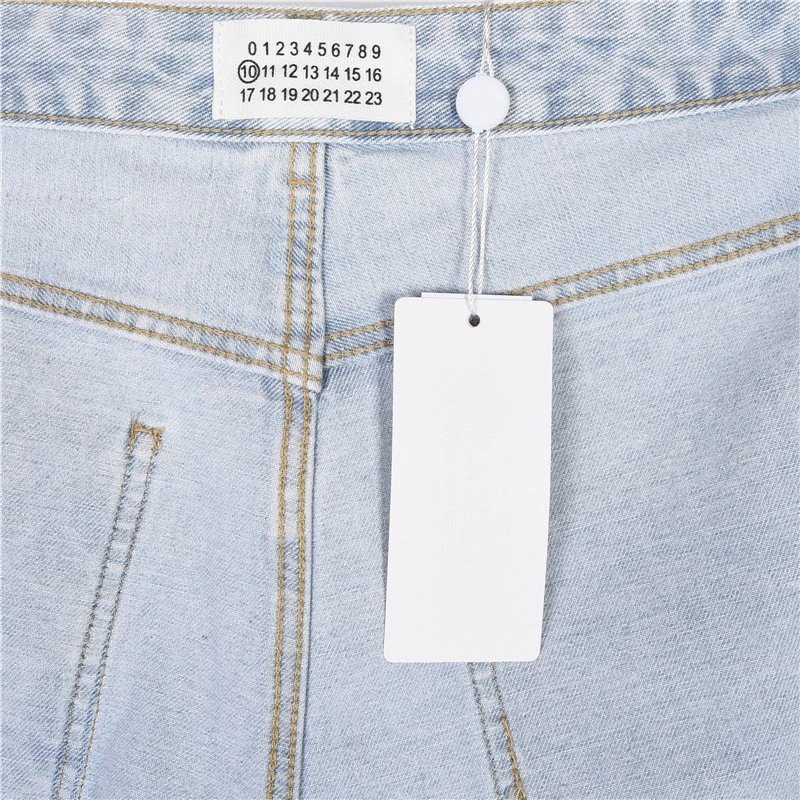 Pocket Embroidery Denim Jeans photo 5
