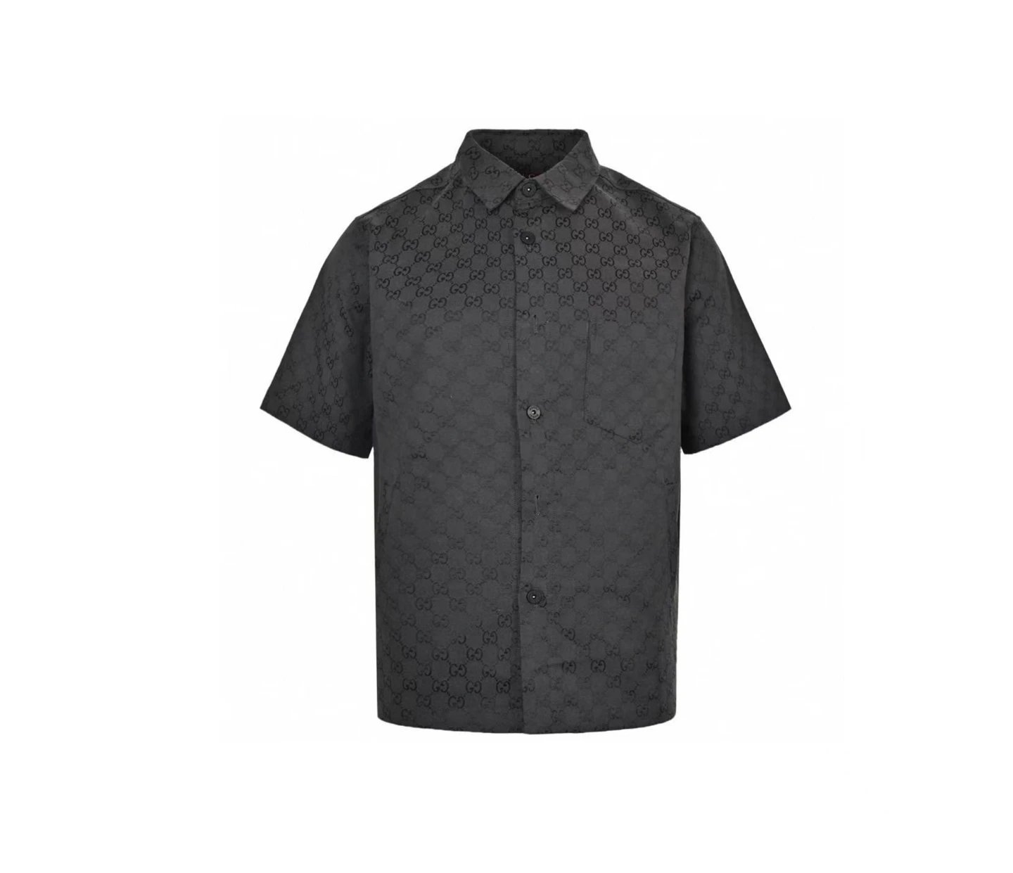 All-Over Jacquard Short-Sleeve Shirt and Shorts Set photo 2
