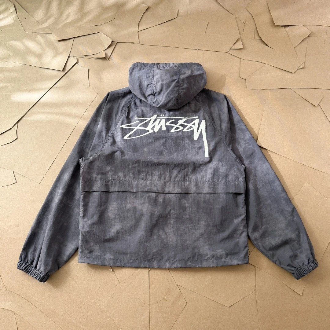 Tie Dye Gradient Zip Hoodie Jacket photo 4