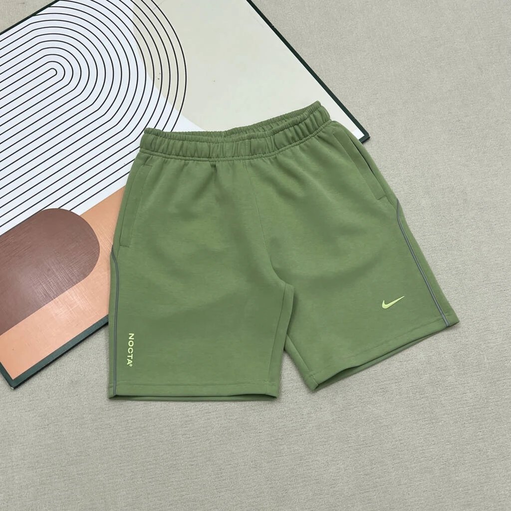 Summer Knit Reflective Stripe Cotton Athletic Shorts photo 4