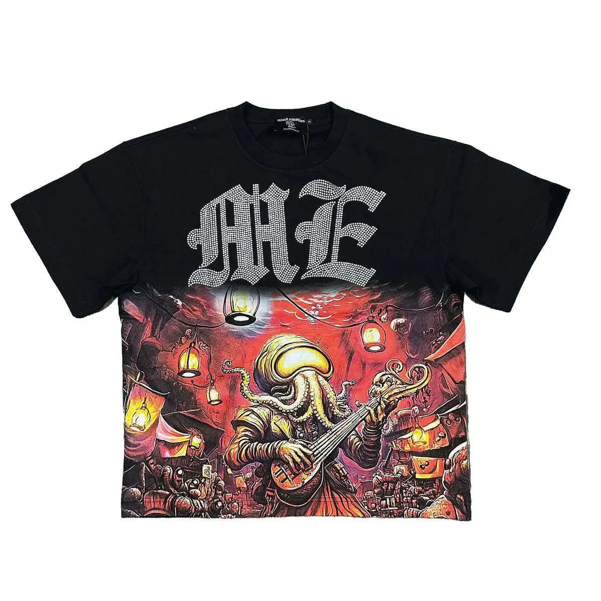 ME Cartoon Letter Print T-Shirt photo 7