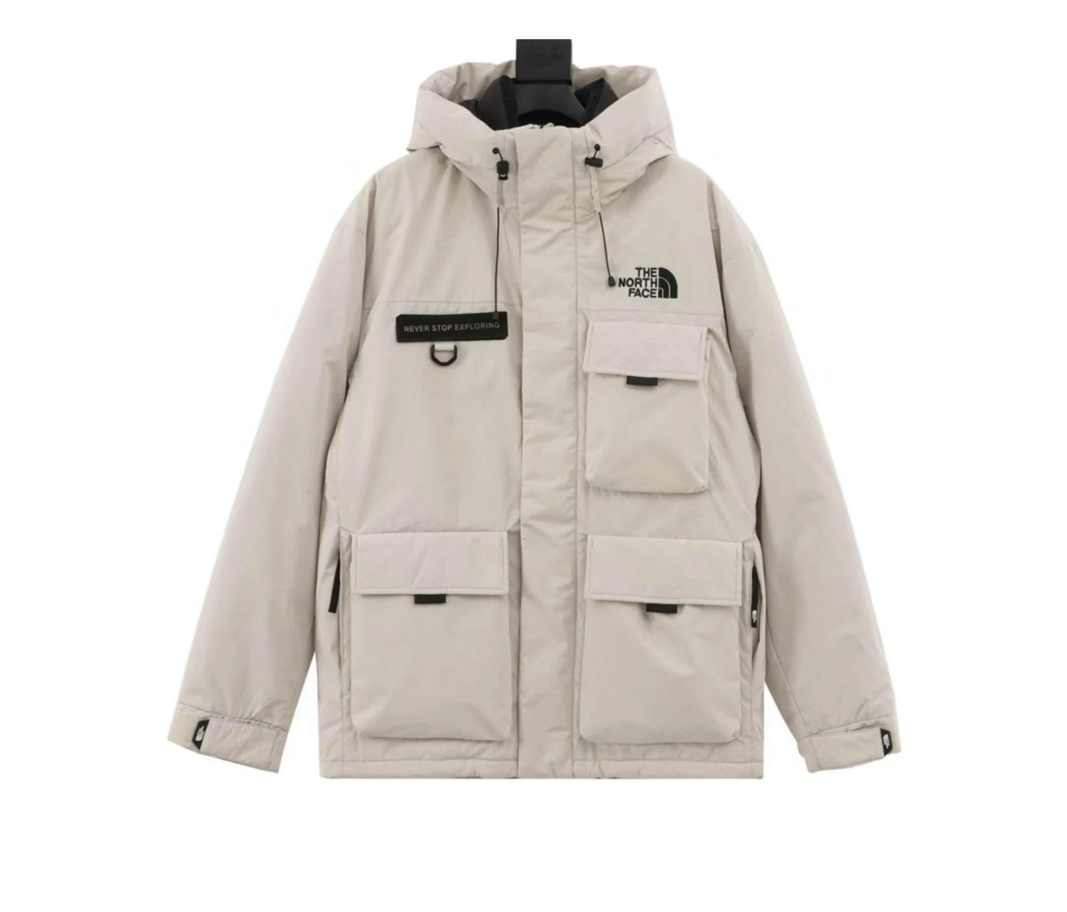 Multi-Pocket Hooded Down Jacket photo 4