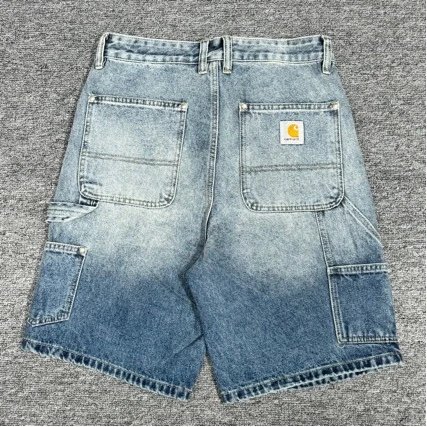 Washed Denim Work Shorts photo 5