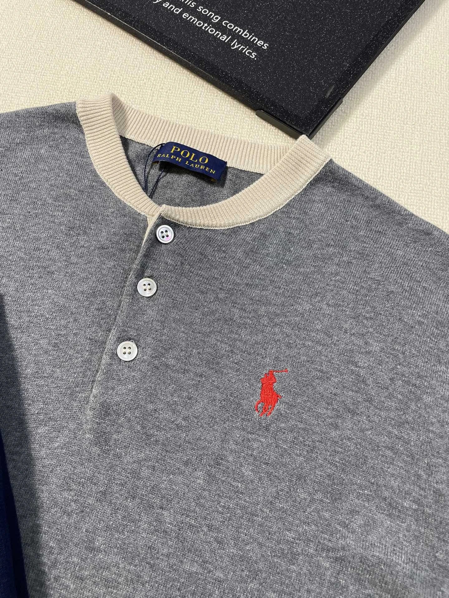 Henley 3-Button Knit Short Sleeve photo 3