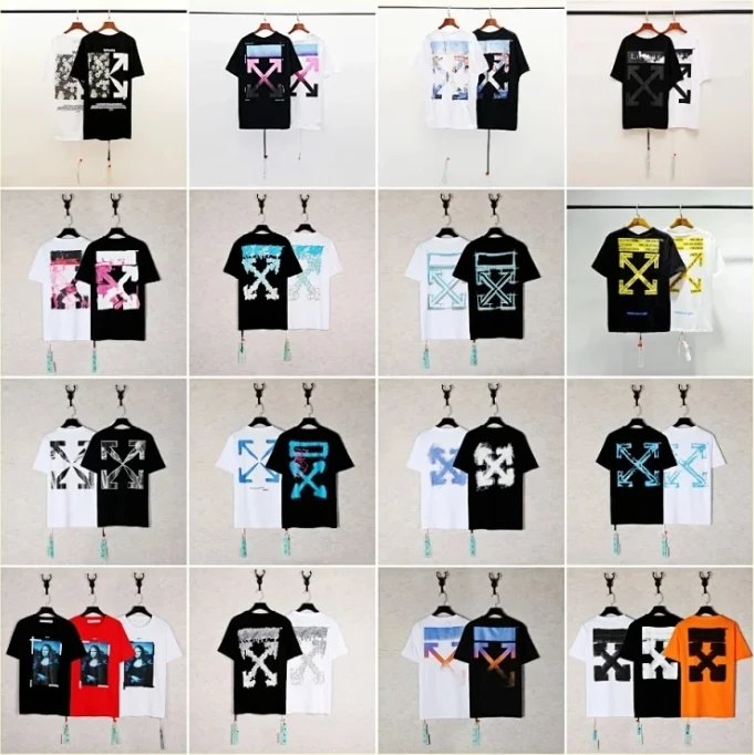 Gradient Arrow Couple T-Shirt