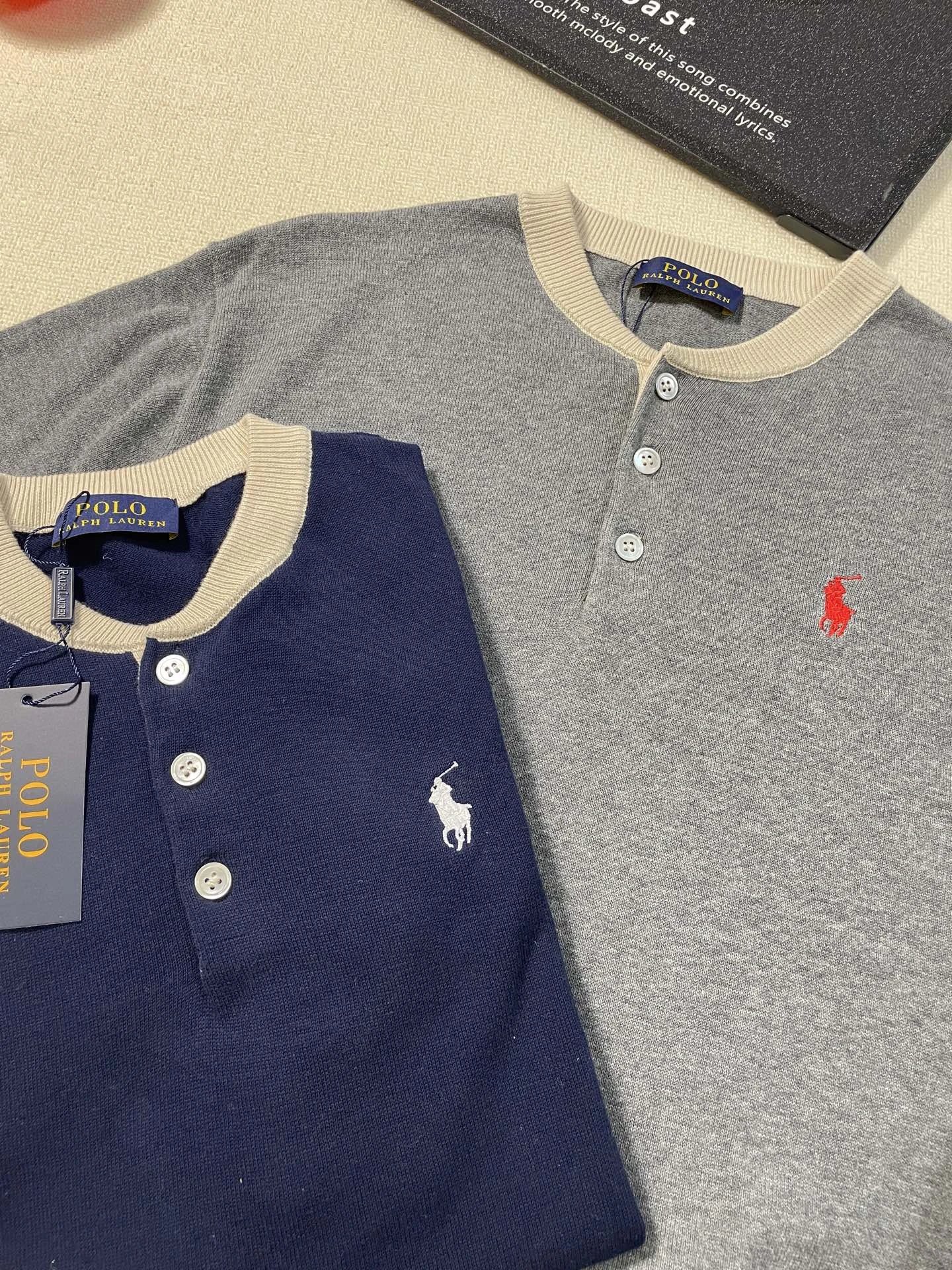 Henley 3-Button Knit Short Sleeve photo 2