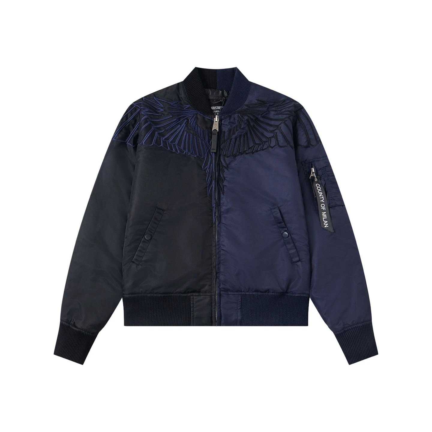 Shoulder Wing Embroidery Flight Jacket photo 3