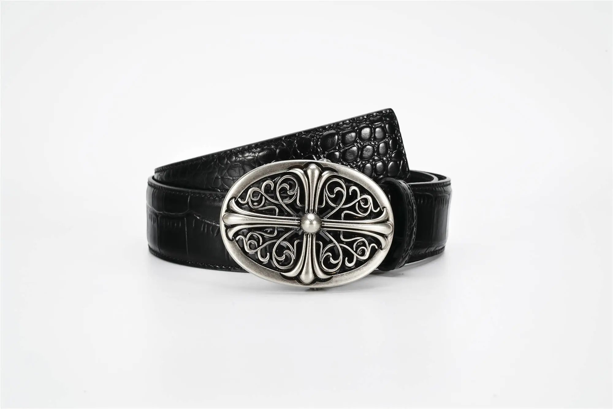Metal Buckle Leather Belt photo 2