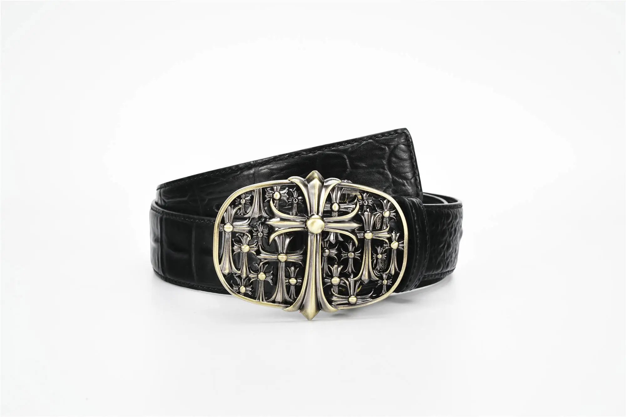 Metal Buckle Leather Belt photo 4