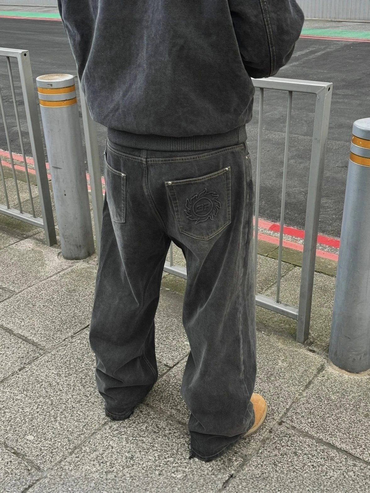 Vintage Relaxed Denim Pants photo 3