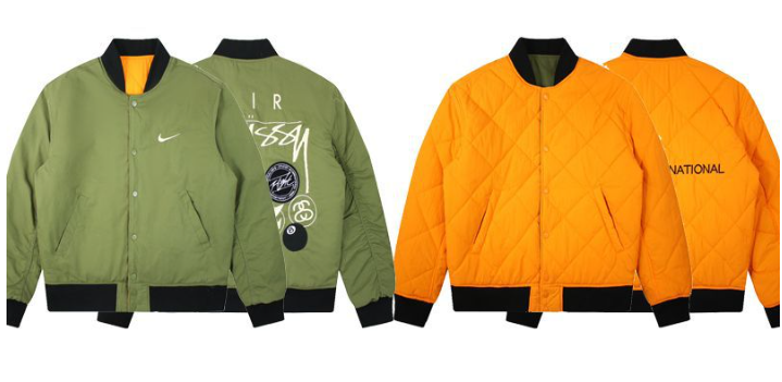 Collaborative Embroidered Badge Flight Jacket Reversible photo 3