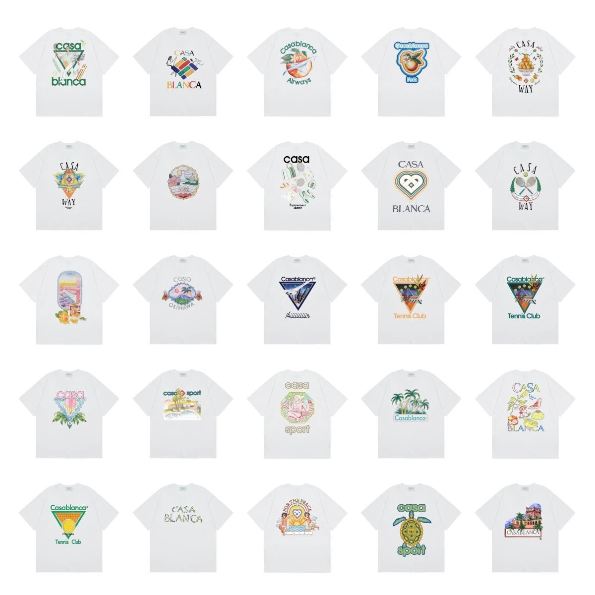 Tennis Club Print Street T-Shirt