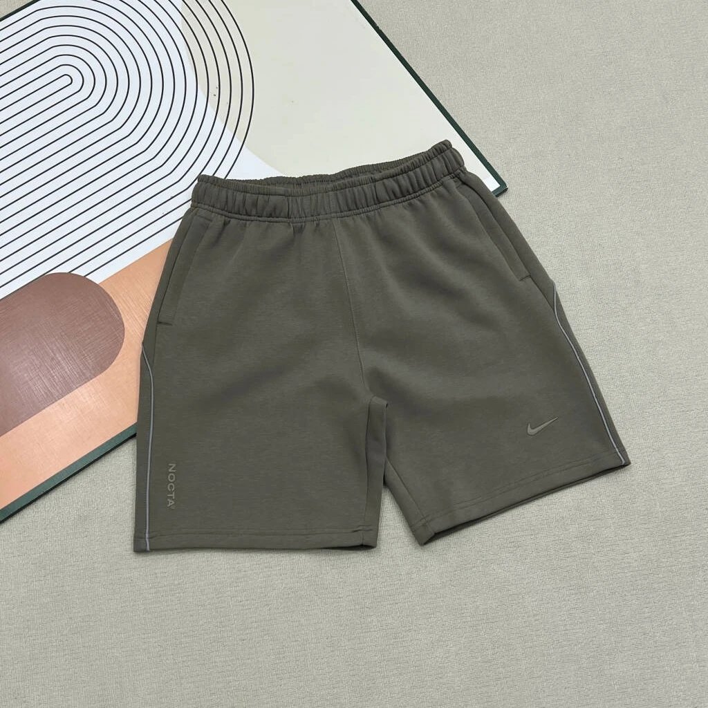 Summer Knit Reflective Stripe Cotton Athletic Shorts photo 5