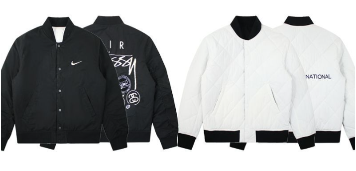 Collaborative Embroidered Badge Flight Jacket Reversible photo 2