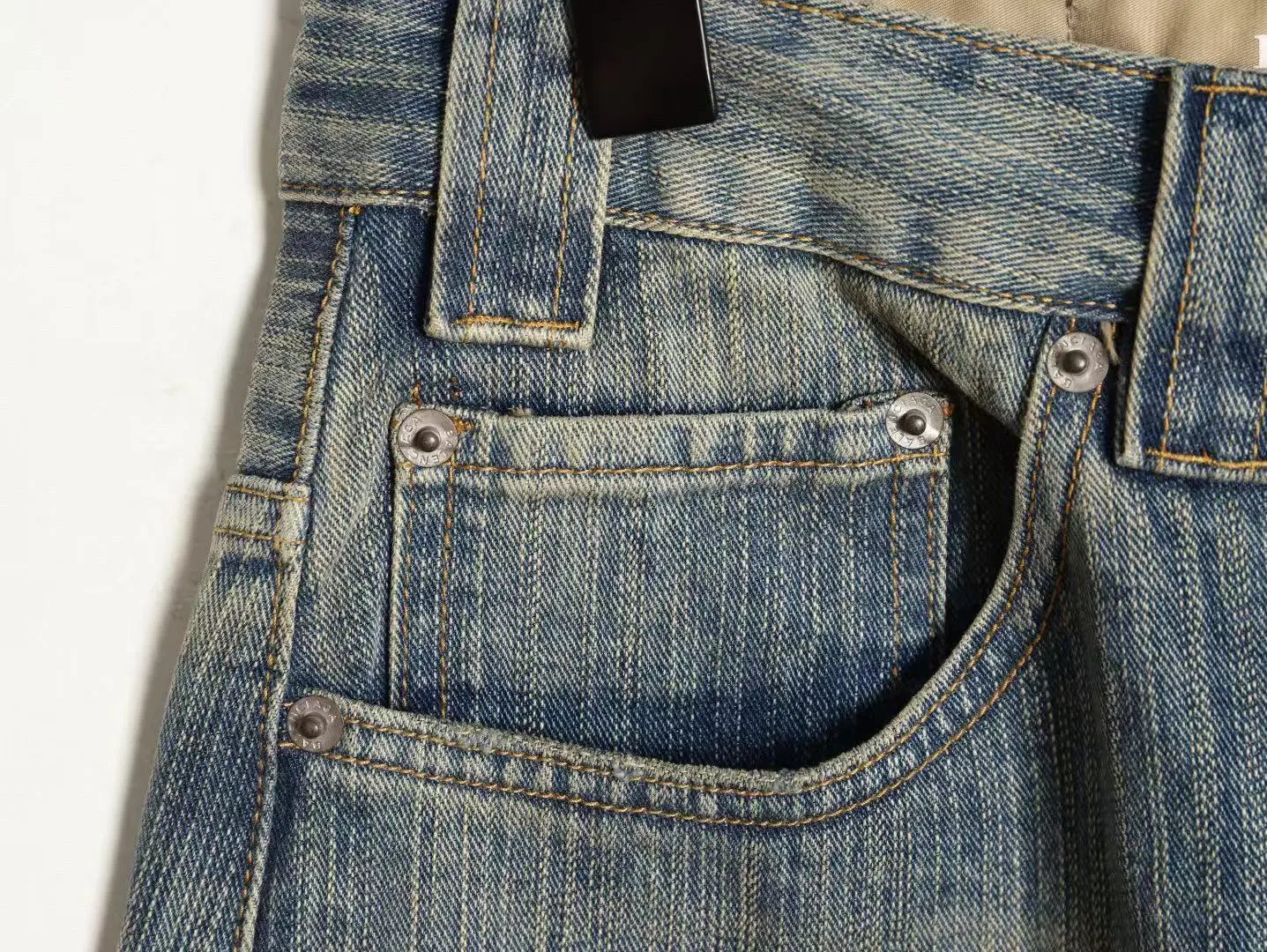 Embroidered Logo Wide-Leg Jeans photo 7