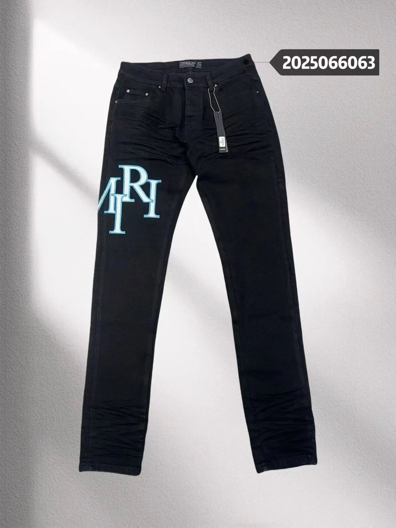 Distressed Patch Skinny Jeans photo 3