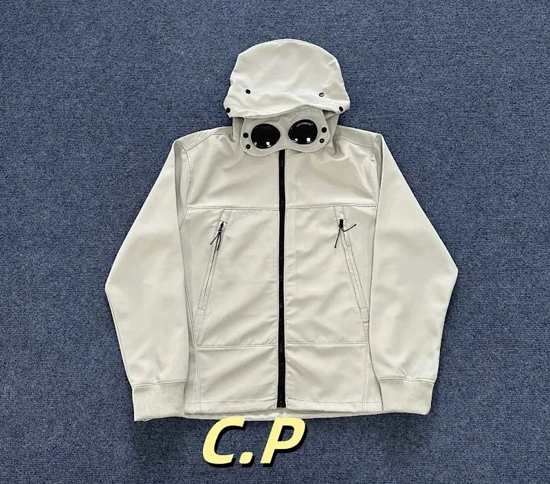 Badge Hardshell Windbreaker Jacket with Hood photo 2