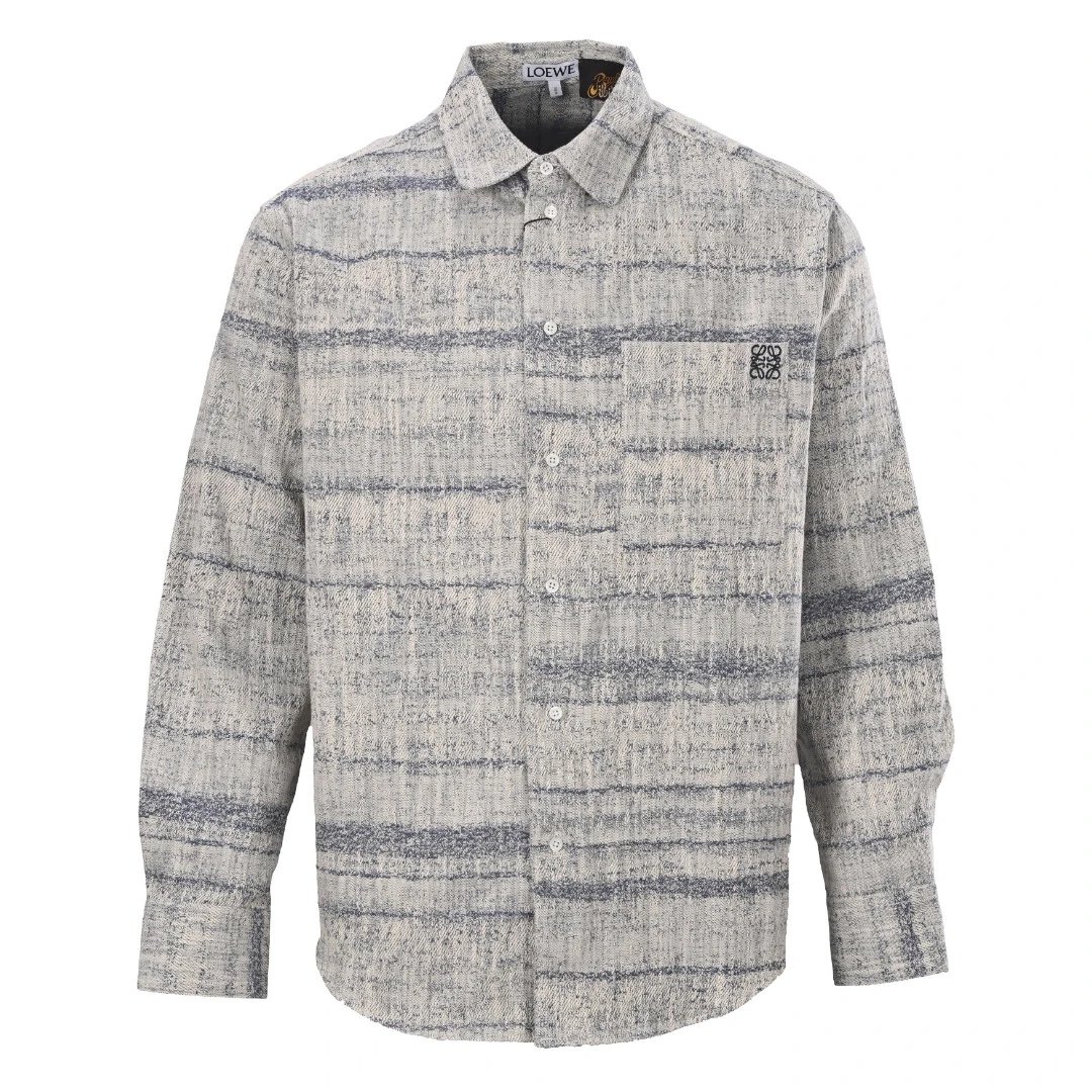 Textured Embroidery Denim Shirt and Shorts Set photo 2