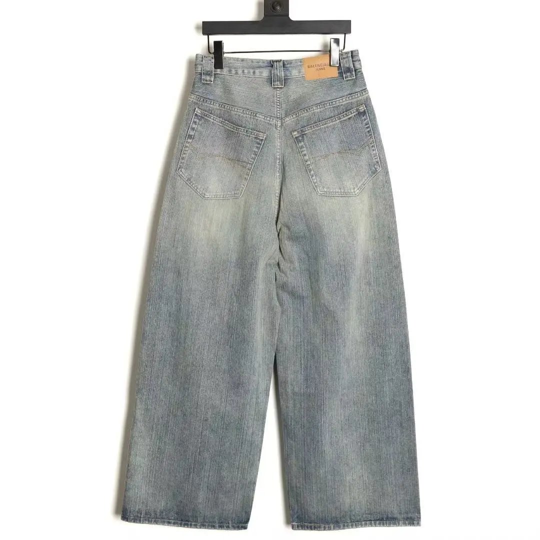 Embroidered Logo Wide-Leg Jeans photo 3