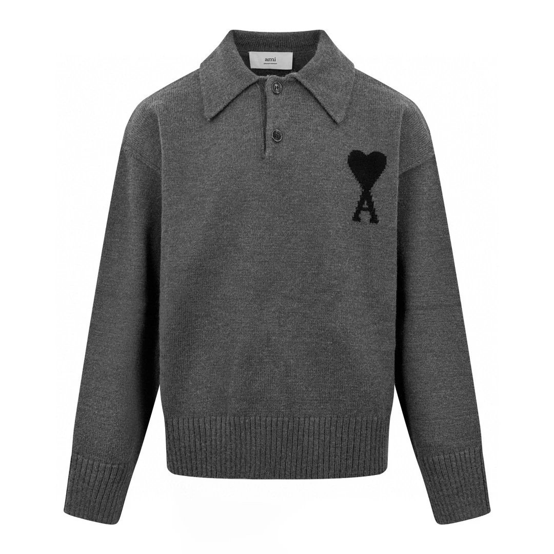 Heart Jacquard Knit Sweater photo 2