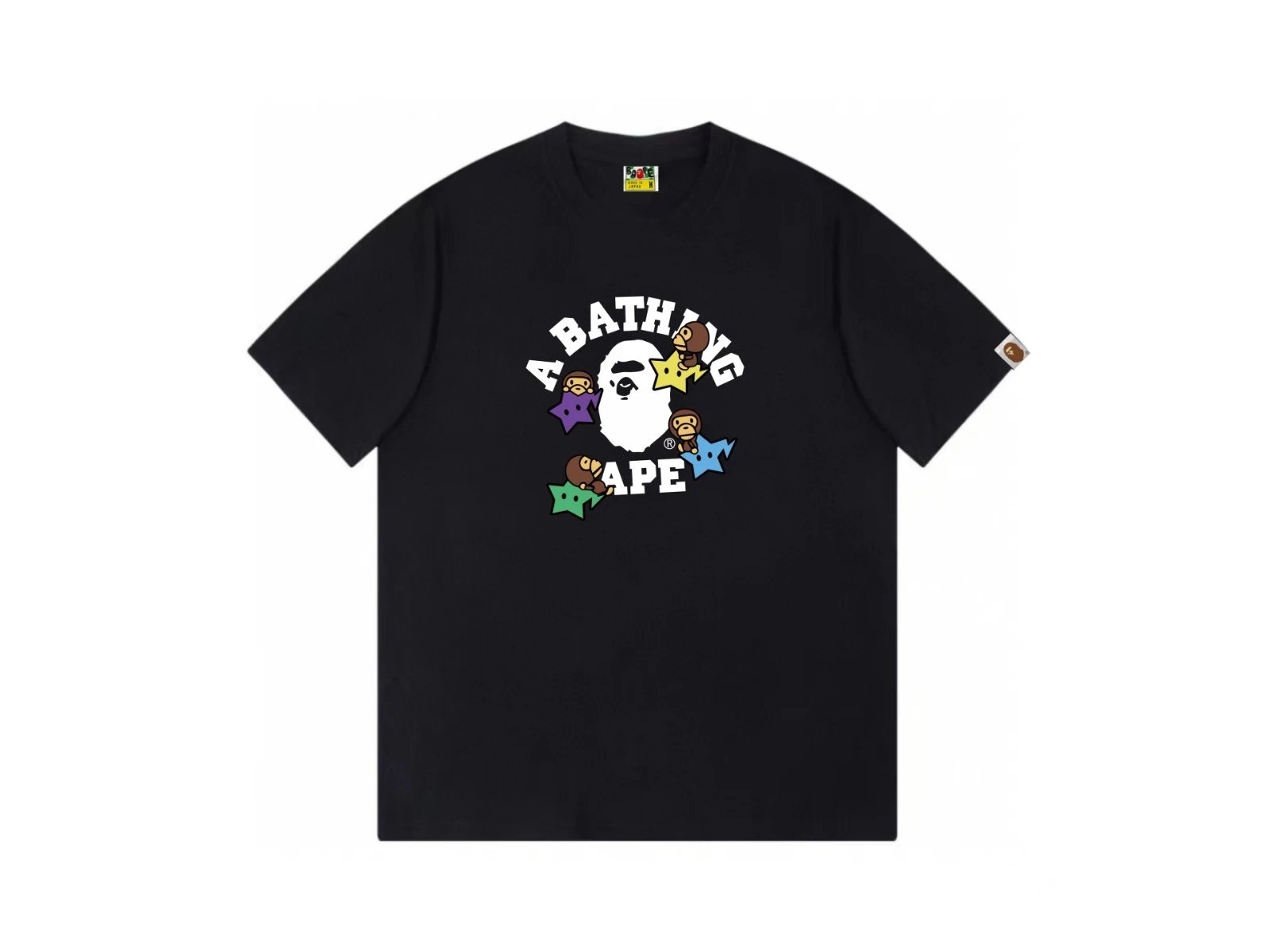 Chest Print Crew Neck Short Sleeve photo 3