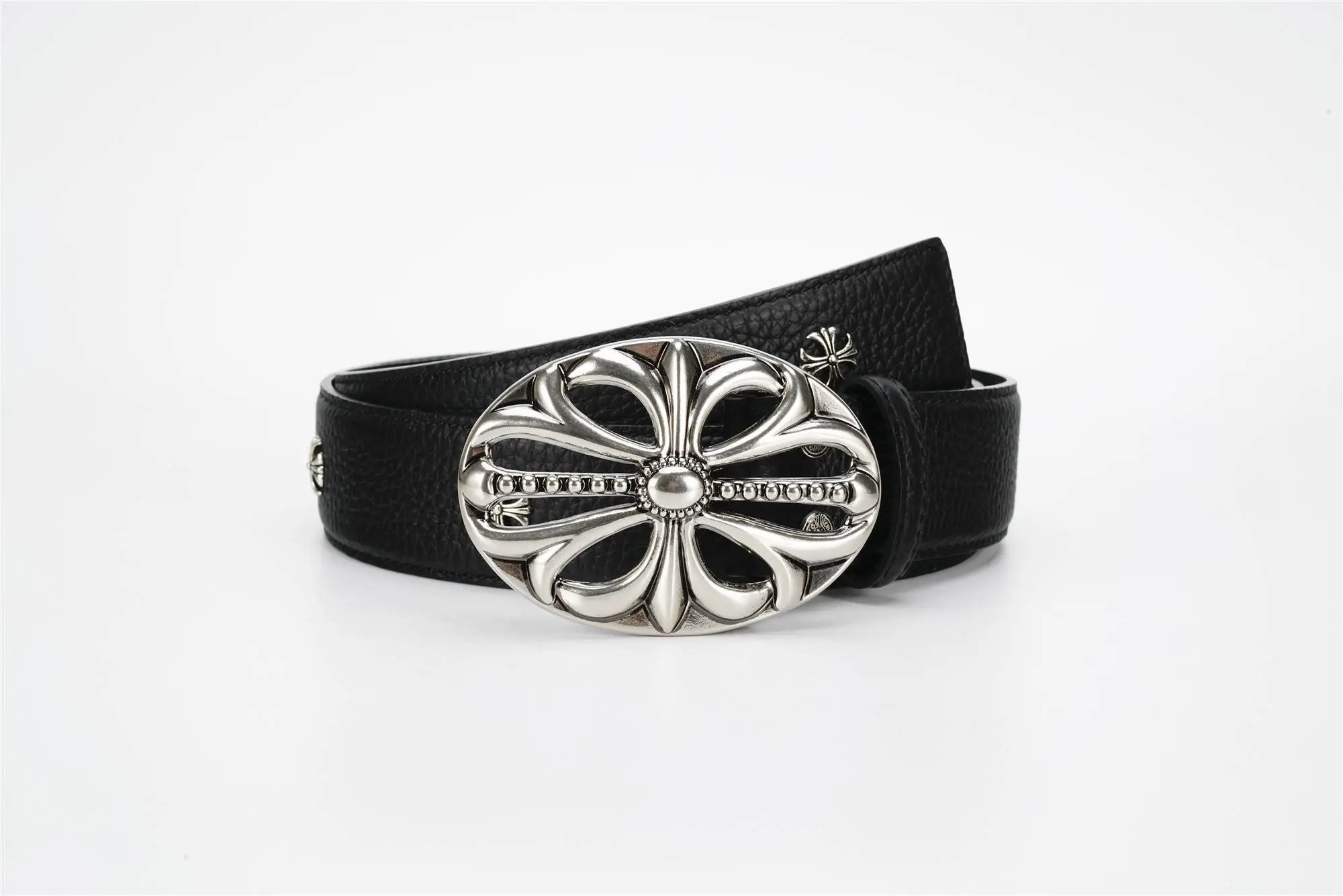 Metal Buckle Leather Belt photo 3