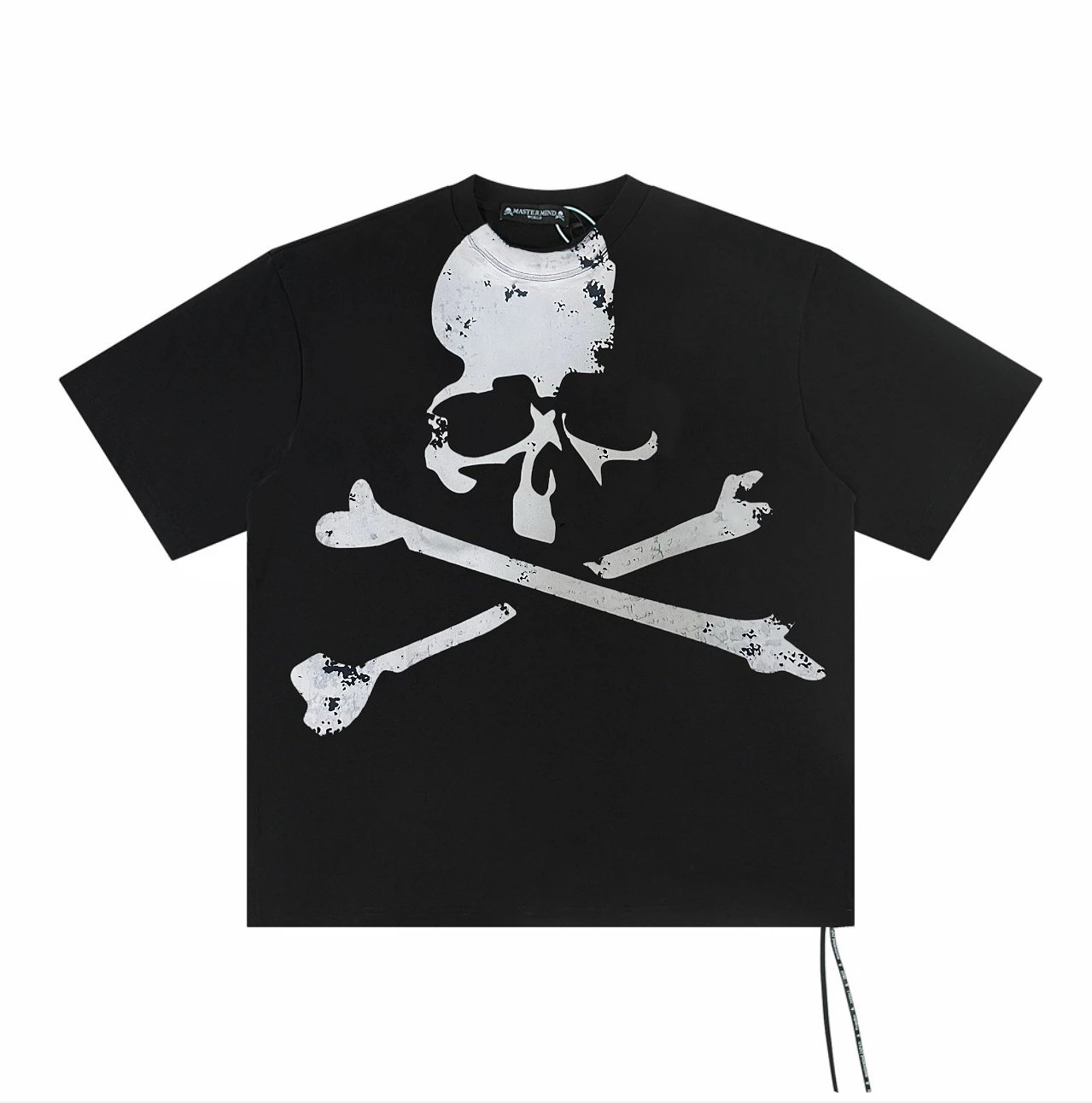 Skull Head Webbing Short Sleeve T-Shirt photo 3