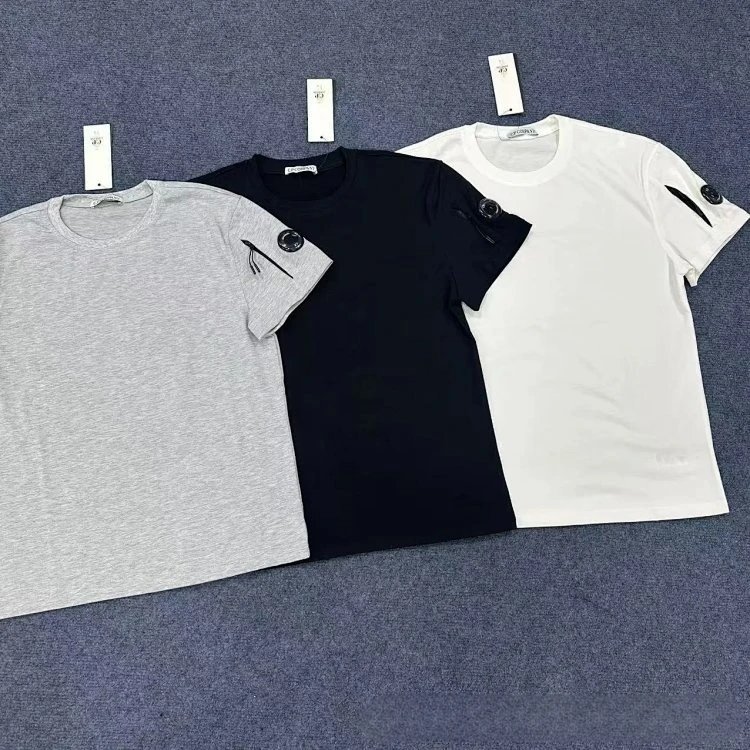 Solid Color Badge T-Shirt photo 7