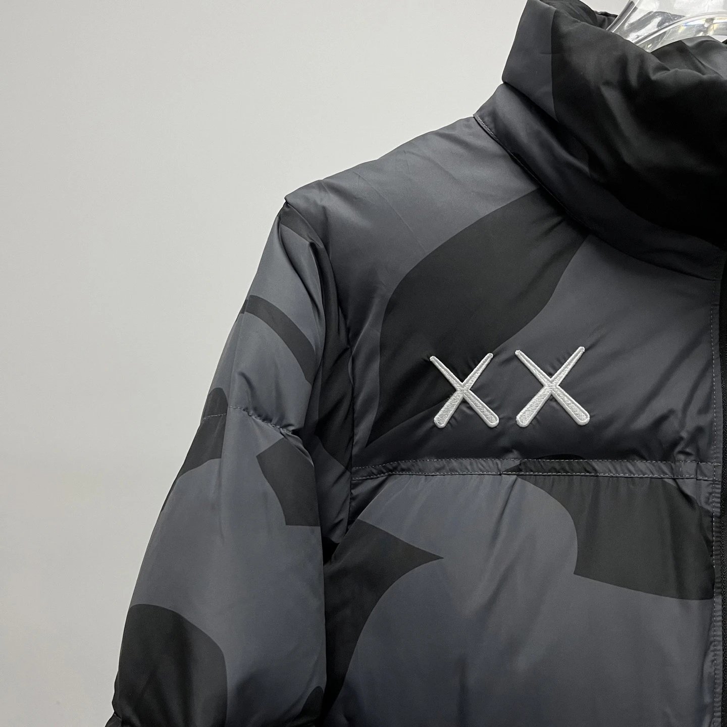 Logo Embroidery Down Jacket photo 3