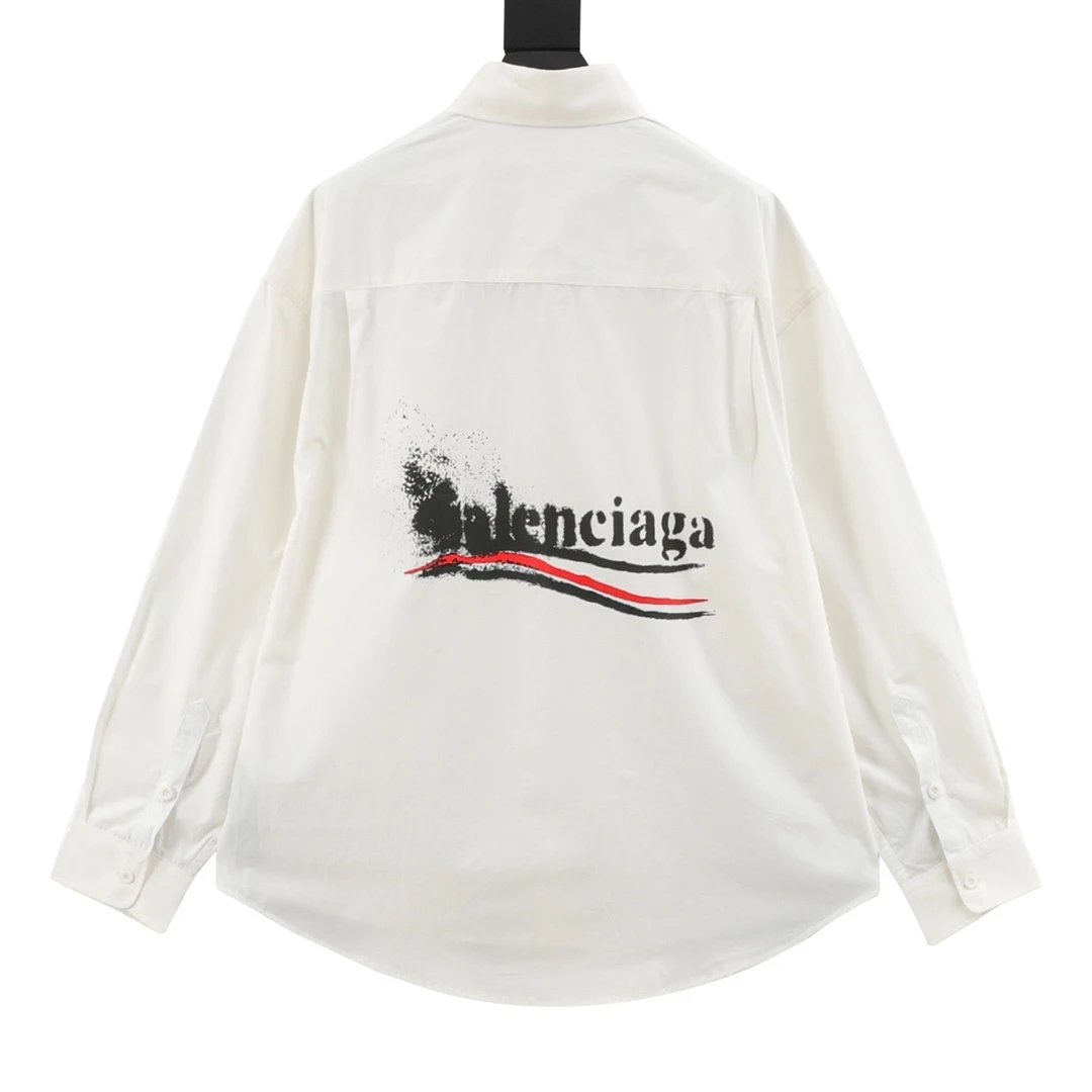 Coke Print Color-Block Long Sleeve Shirt photo 2