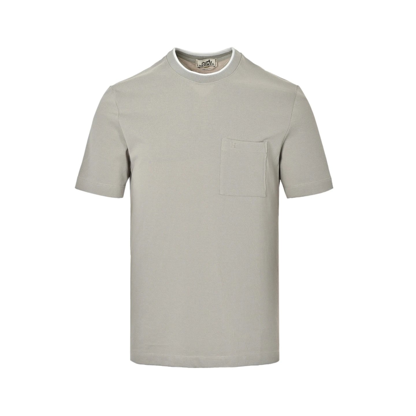 Logo Jacquard Knit Cotton Short Sleeve photo 4