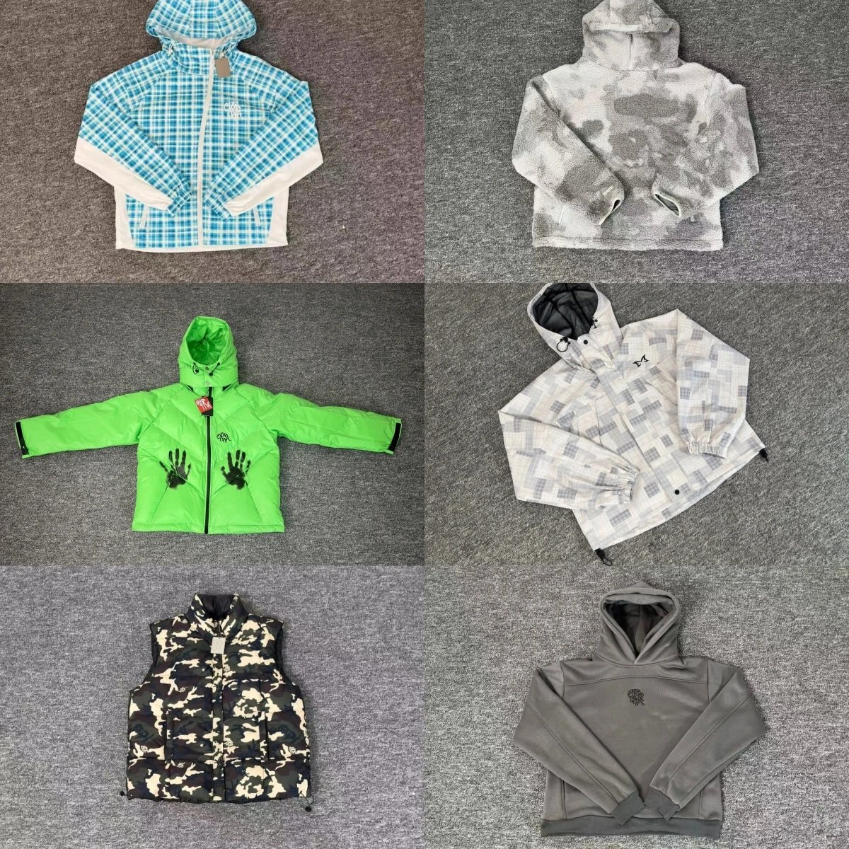 Embroidered Letter Patchwork Hoodie Pants Jacket Cotton Coat T-Shirt Long Sleeve Jeans Sweatpants 2
