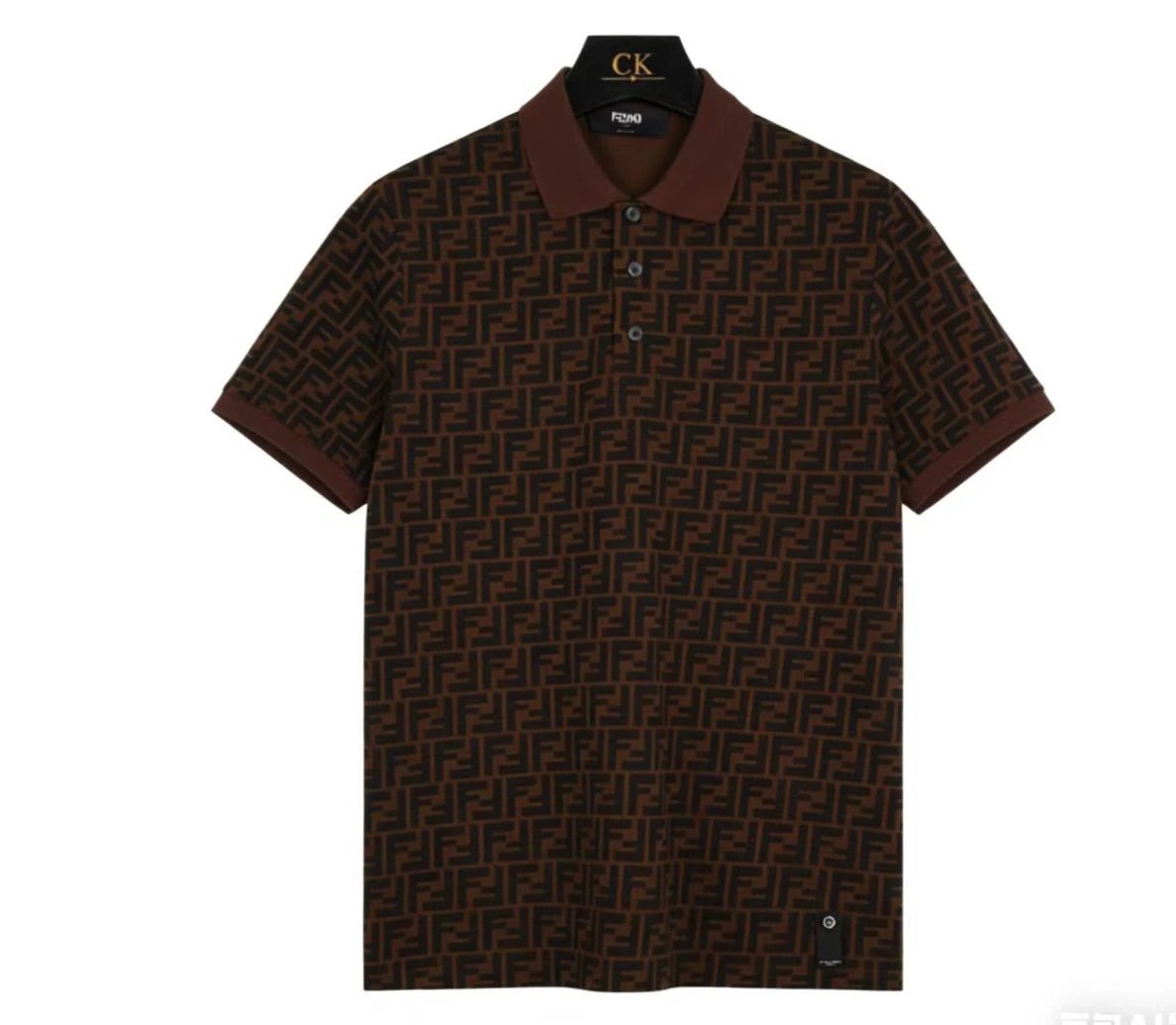 Embroidered Knit Polo Shirt photo 5