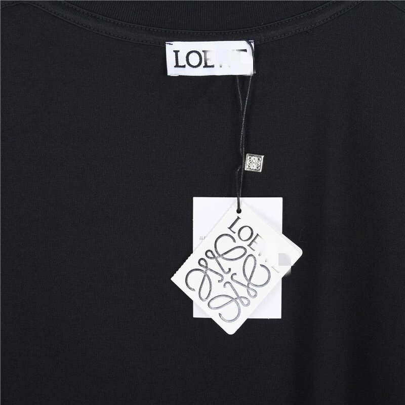 Loewe Anagram Embroidered Black T-Shirt - 11