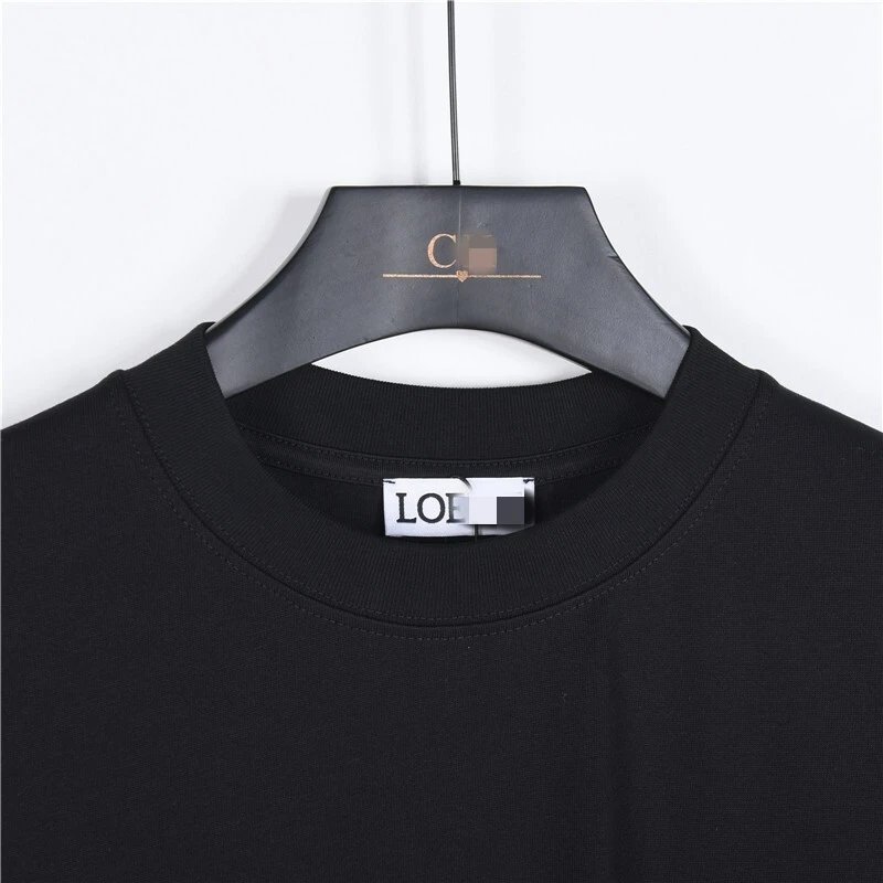 Loewe Anagram Embroidered Black T-Shirt - 13