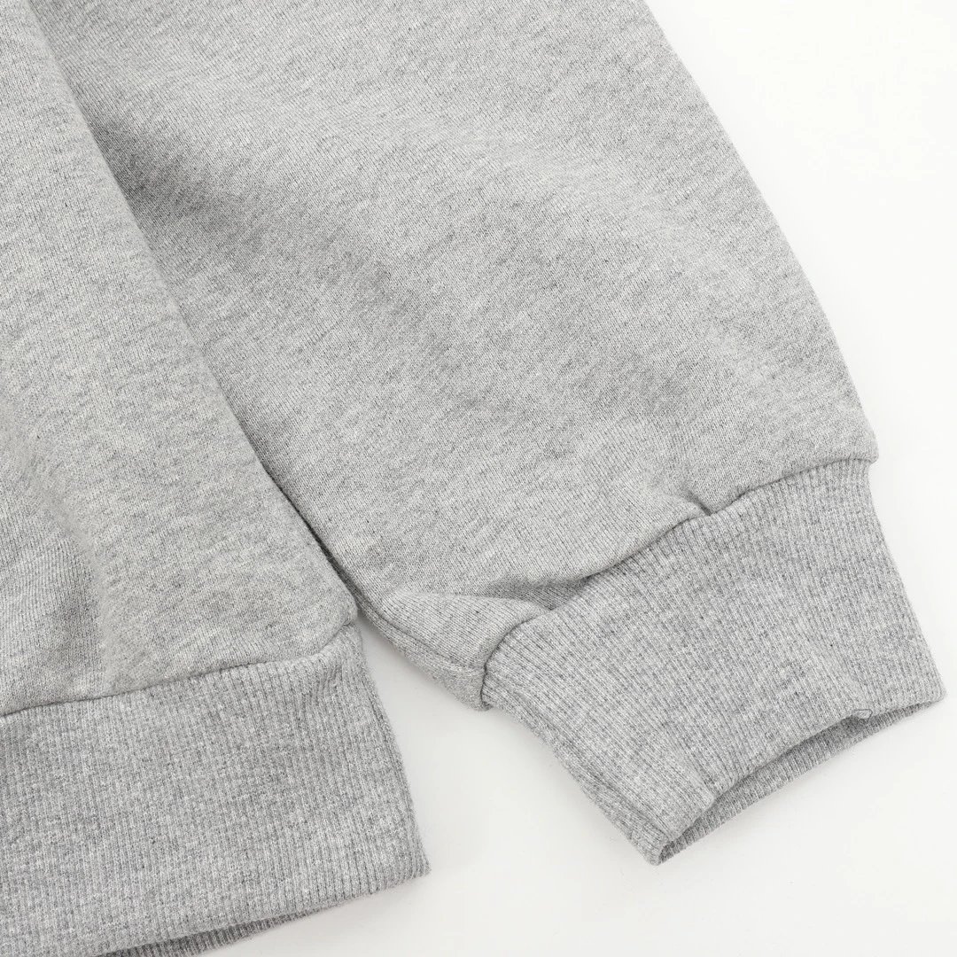 Saint Laurent Logo Tape Hoodie Gray - 11