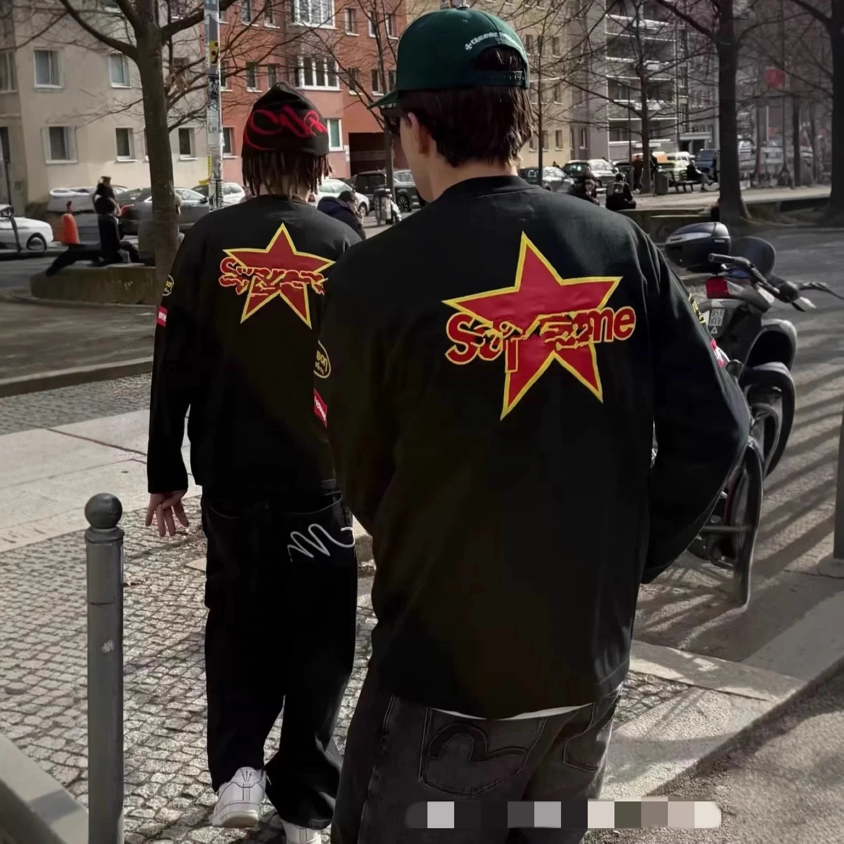 Collaborative Color-Block Embroidery Long Sleeve photo 6