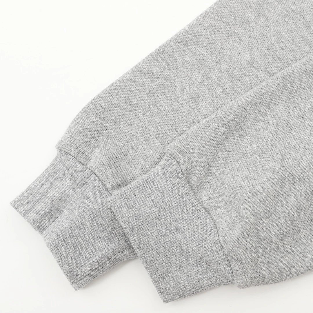 Saint Laurent Logo Tape Hoodie Gray - 12