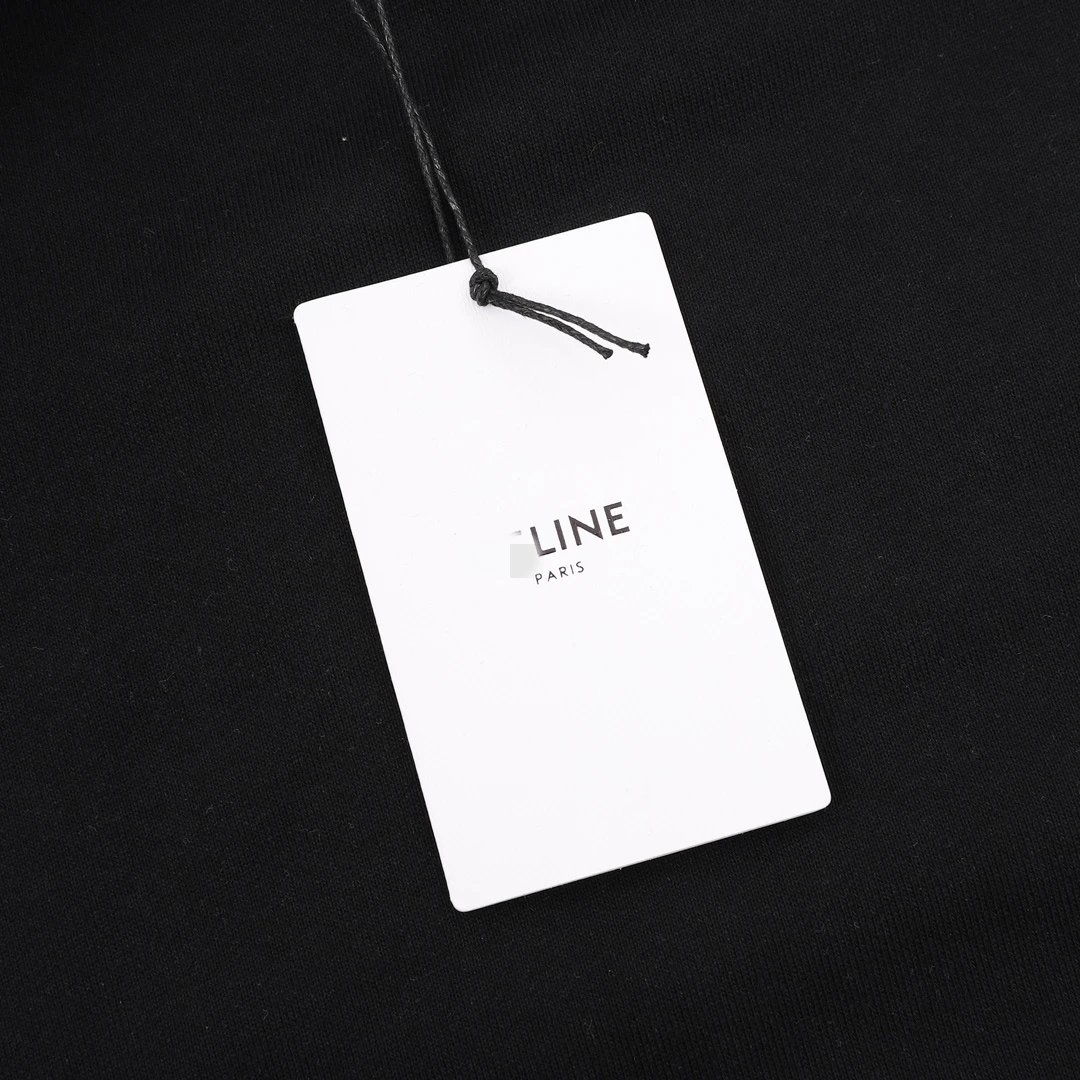 Saint Laurent Logo Tape Hoodie Gray - 5