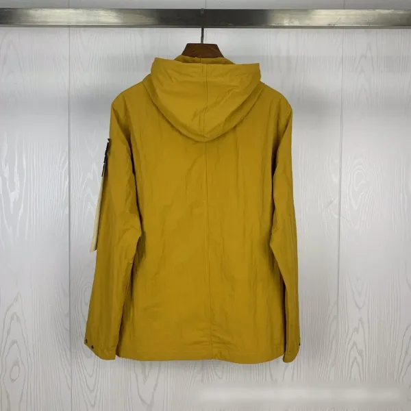 Stone Island Hooded Field Jacket Mustard Yellow Outerwear - 9