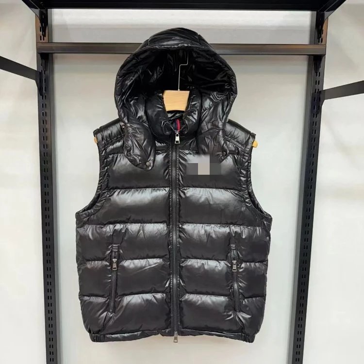 Down Cotton Vest Hooded Puffer photo 5