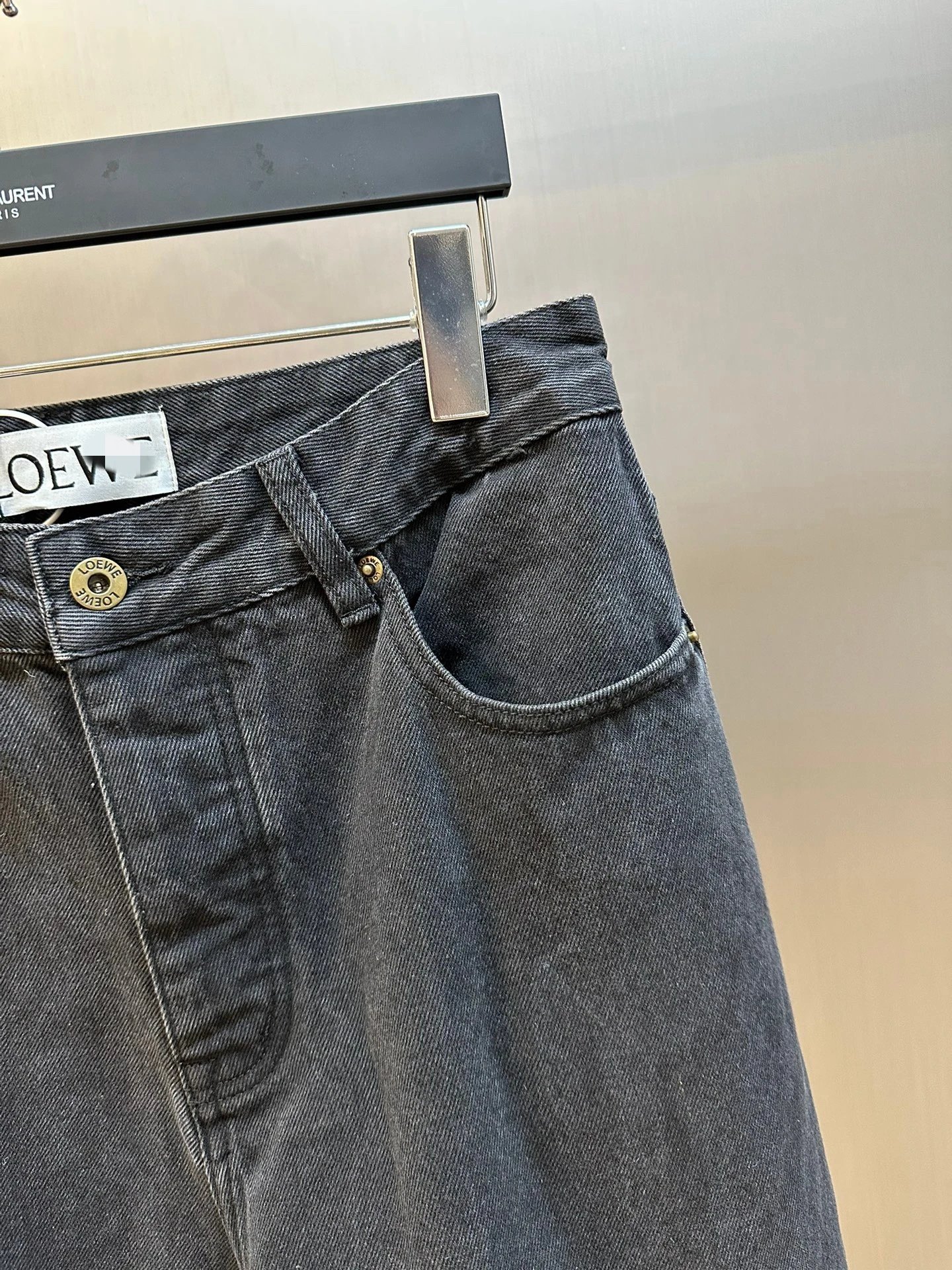 Knee Panel Denim Jeans photo 5