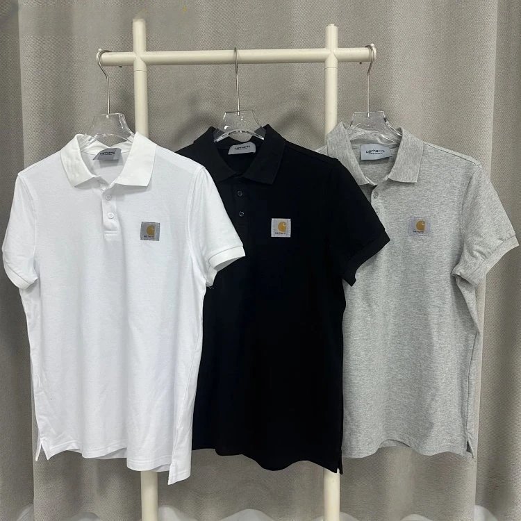 Polo shirt short sleeve cotton