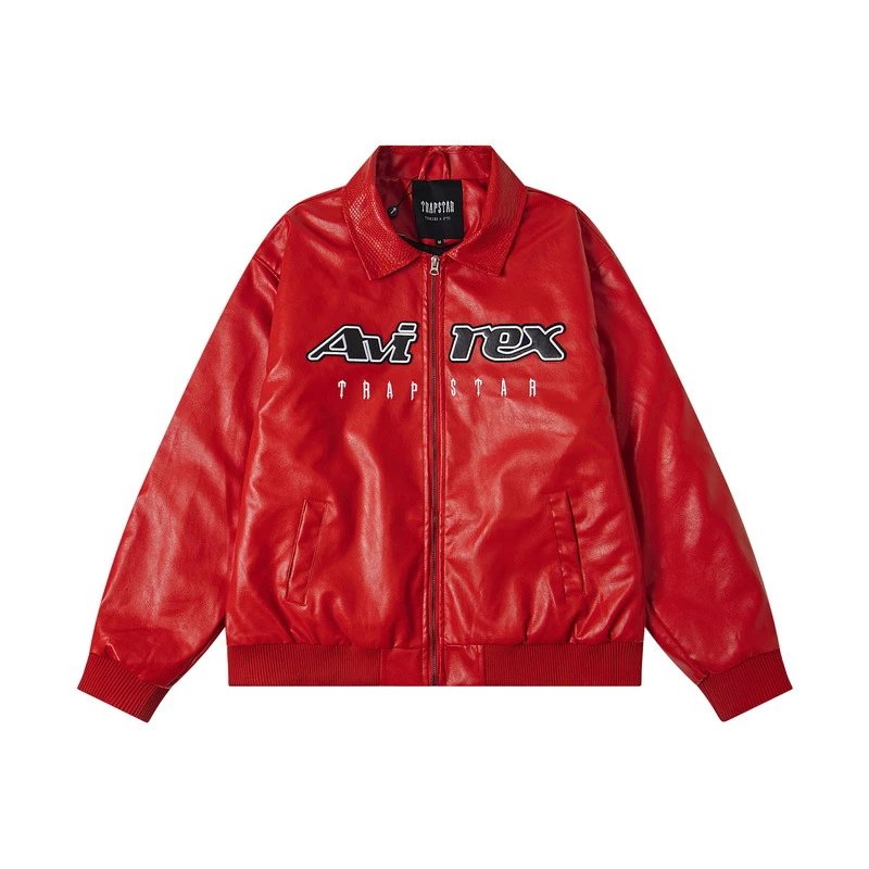 Racing Jacket Embroidered Leather Jacket photo 6