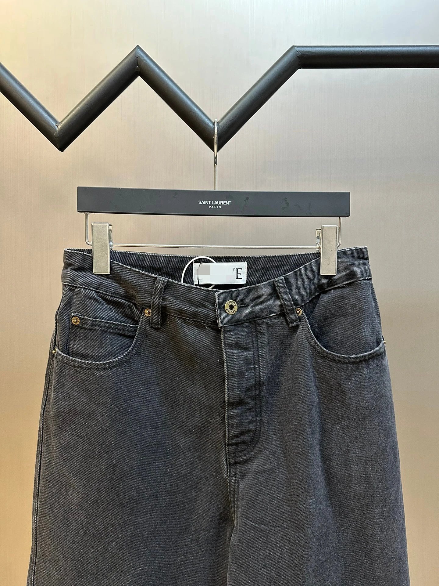 Knee Panel Denim Jeans photo 4