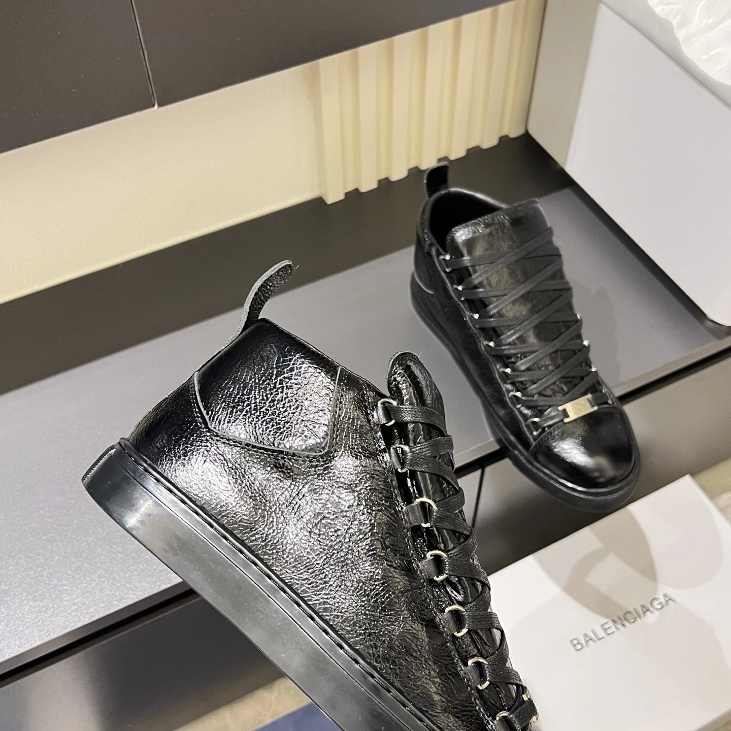 High Top Leather Casual Shoe photo 8