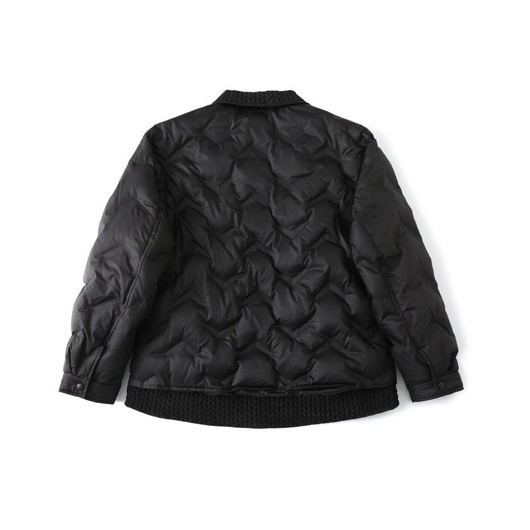 Triangle Metal Badge Stand Collar Jacket photo 5