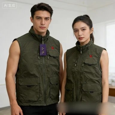 Men's Utility Gilet with Multiple Pockets photo 7