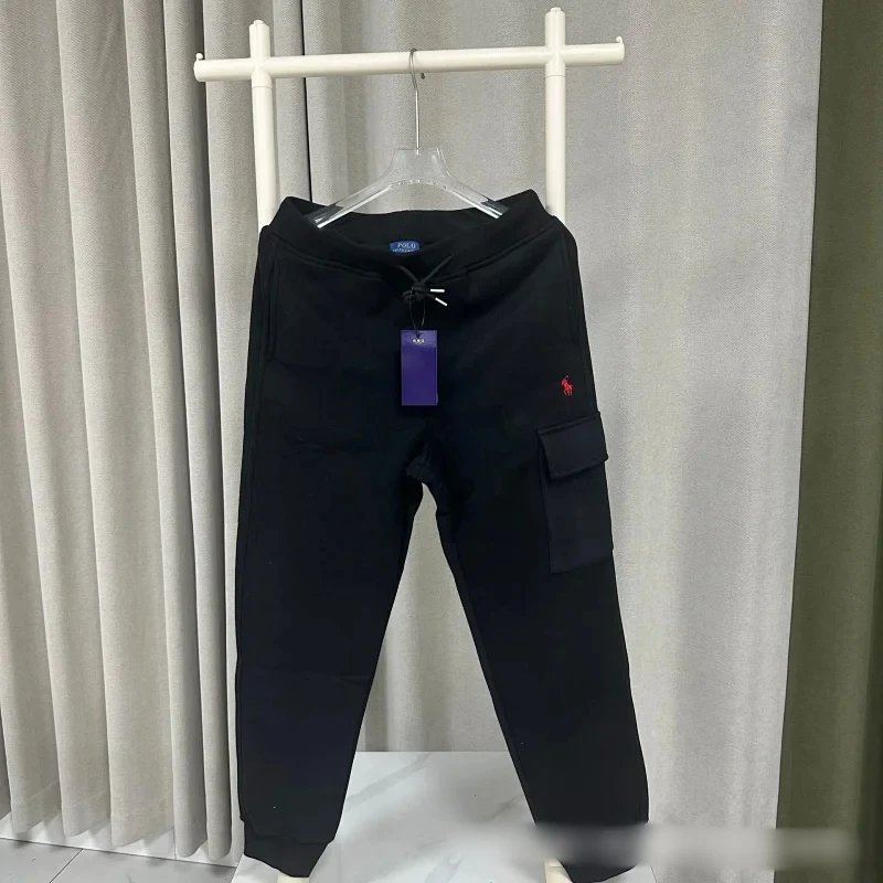 Logo Embroidery Cargo Joggers Cuffed Pure Cotton photo 2